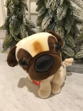 The Dog Artlist Collection Pug Animated Barks Pants Wags Tail When You Pat Head