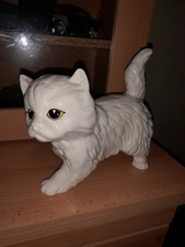 Melba Porcelain White Cat Ornament Figurine Vintage Collectable Home Decor