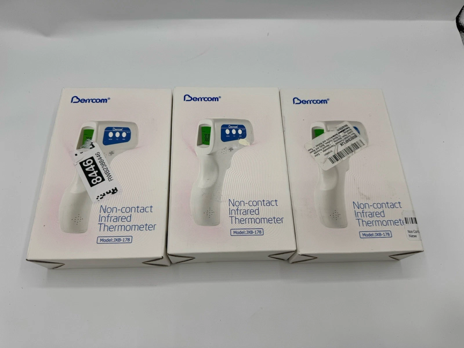 Derrcom Non-Contact Infrared Thermometer JXB-178 | Lot of 3 | New
Opens in a new window or tab
