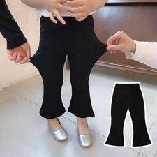 Spring Autumn Baby Girls Pant Korean Version Children Flared Pants 1-6year Kid L