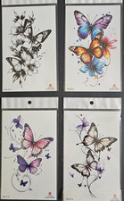 4 Sheets Premium Quality Middle Half Arm Temporary Tattoos For Men  Women 50