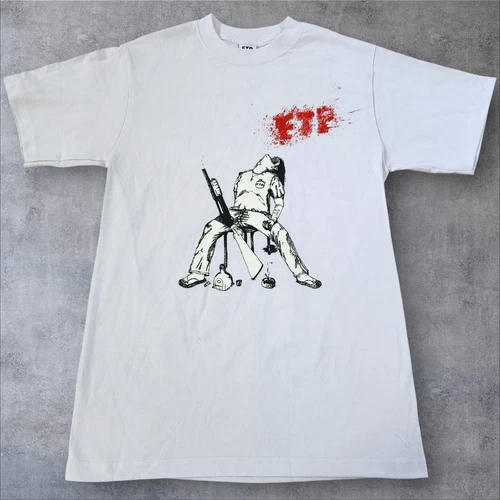 FTP KYS Shirt Mens Medium White Shotgun F* The Population Streetwear