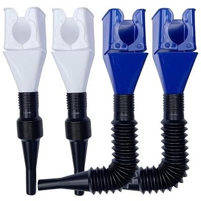 4PCS Funnels for Automotive Use, Retractable Auto Fuel Funn Number of Items: 4