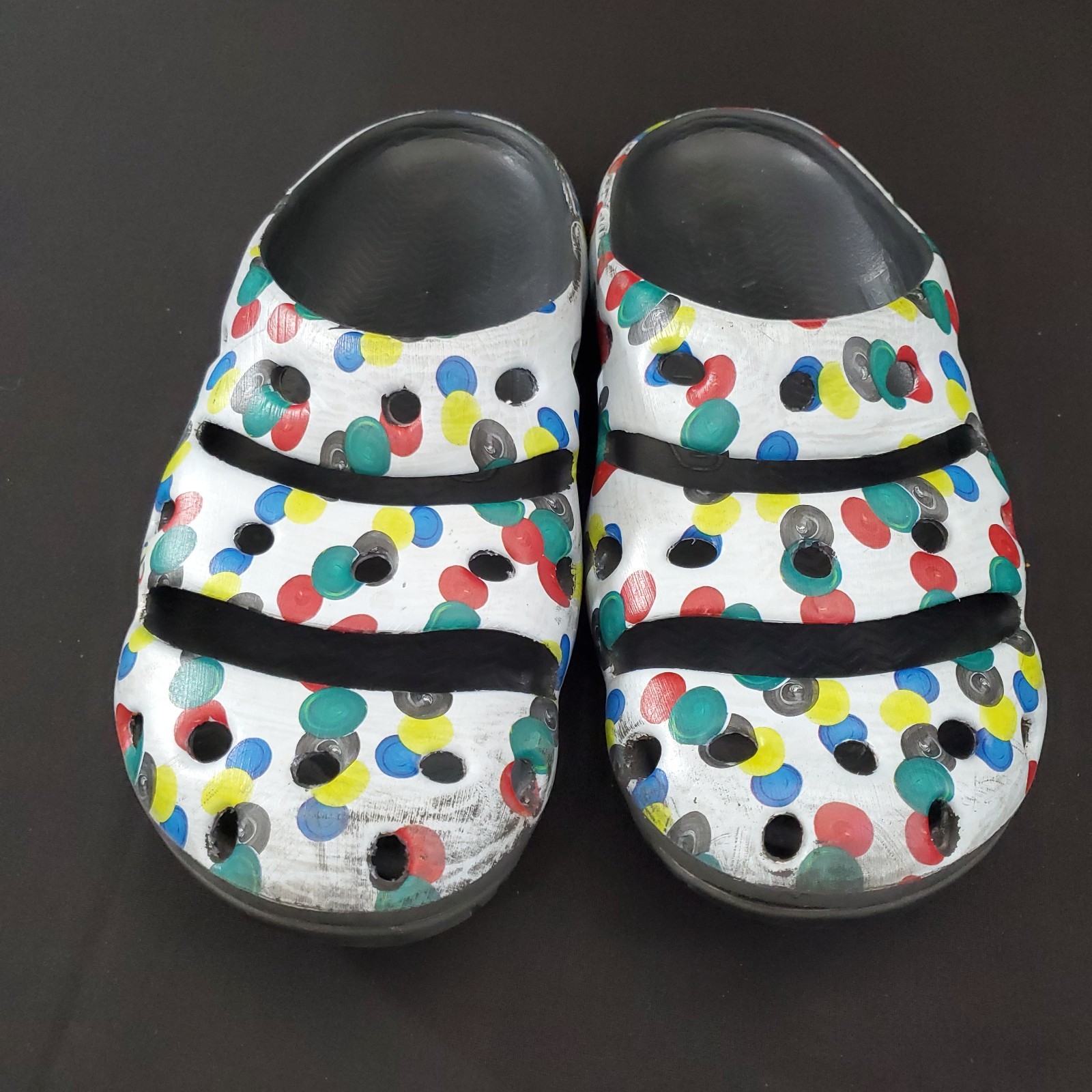 Sandali KEEN da uomo Yogui Arts taglia 13 multicolore slip on punti sincronizzati scarpa comoda