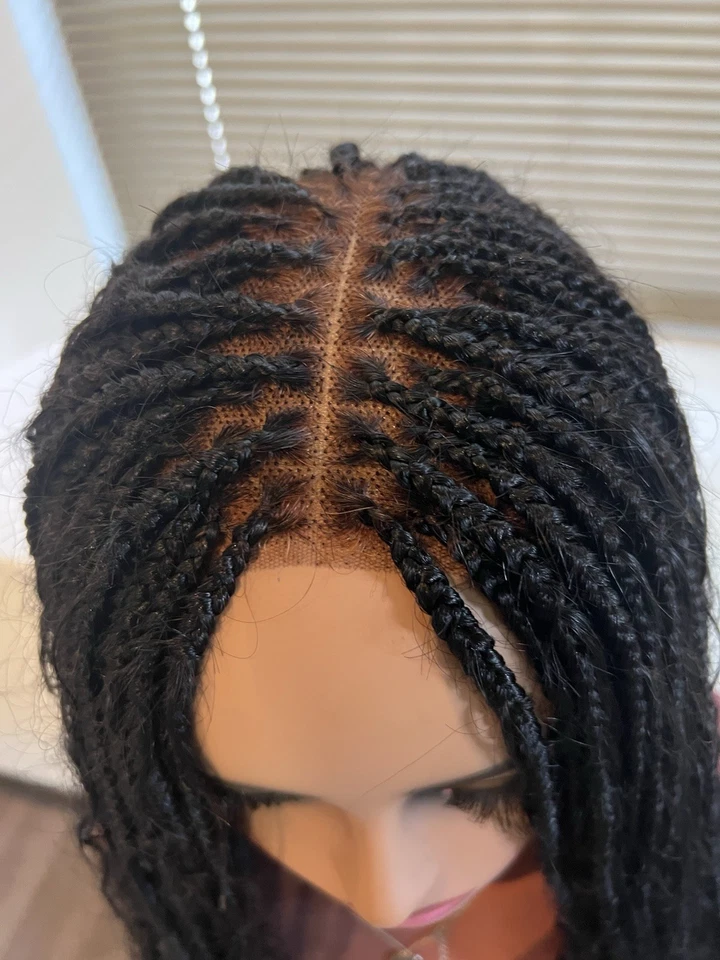 Peluca trenzada boho lista para enviar al día siguiente Foto 4 de 4