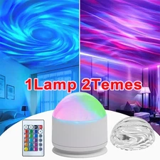 Galaxy Starry Sky LED Projector USB Powered Remote Control Bedroom Night Light