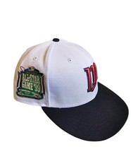 New Era 59fifty MLB Minnesota Twins All Star Game 99 Patch Fitted Hat Sz 7 3/8