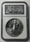 1988 1 oz American Silver Eagle 20th Anniversary Label NGC MS69