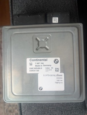 BMW X5 E70 ECU DME MSV80.0 Continental OEM 7 587 164 BMW X5 E70 (2007-2010)