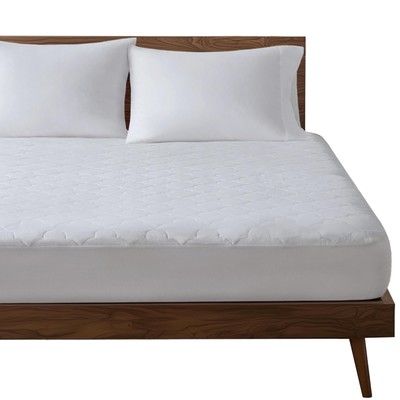 Sleep Philosophy Cal King Mattress Pad Cotton Mattress Protector Classic Clou...