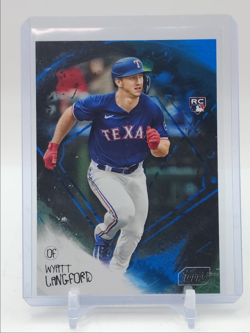WYATT LANGFORD 2024 TOPPS UPDATE SERIES ROOKIE ALL CLASS BLUE RC Q4105