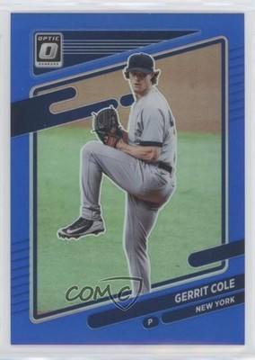 2021 Panini Donruss Optic Blue Prizm 59/75 Gerrit Cole #200 0s1o