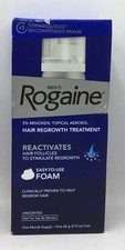 Exp 4/26 Men's Rogaine Foam 1 Month Supply 5 Minoxidil Hair Regrowth Exp 4/26
