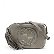 Gucci Soho Leather Shoulder bag Green 308364