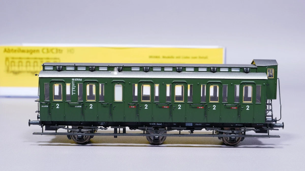 H0 DC Brawa 45454 Abteilwagen 2. Kl. B3 68 678 Ksl DB OVP #YÜ_1128
