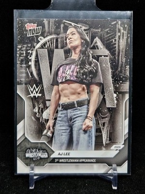 AJ Lee 2026 Topps Now WWE Wrestlemania Vegas 42 Set #13 Wrestling Karte