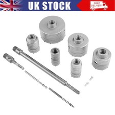 10Pieces TCT Core Drill Set Concrete Brick Cement Wall Drill Bit Hole Saw Cutter