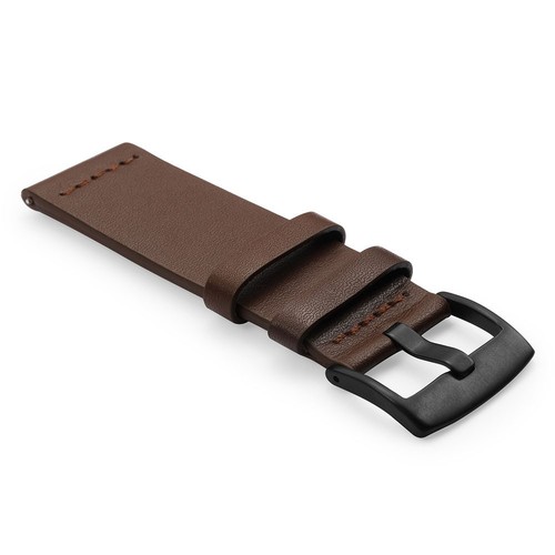 Bracelet De Montre En Cuir Véritable 20/22mm Pour Smartwatch Avec Boucle En Acie - Zdjęcie 10 z 37