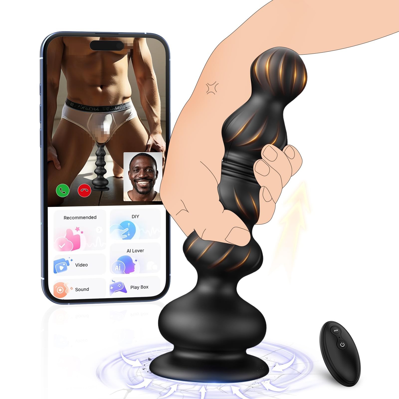 MultiSpeed-Anal-Buttplug-Prostate-Massager-For-Men-Women-Use lubricants