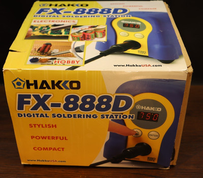 Hakko FX-888D Digital Thermostatic Soldering Station Solder Iron Welder