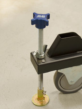 5/8" thread JMI Soft Ground Feet - set of three for telescope carts