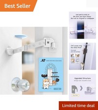 Compact Adjustable Cat Door Strap - Keeps Dogs from Litter Box Access 1 Pack