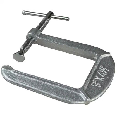 CM Series 3 In. Drop Forged C-Clamp with 4-1/2 In. Throat Depth