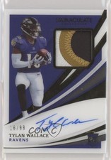 2021 Panini Immaculate Rookie 16/99 Tylan Wallace #124 Patch Auto 0g27