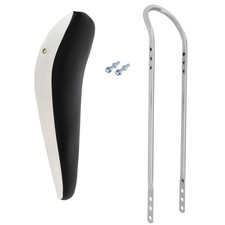 20" Original OG LOWRIDER Black/White Banana Seat Black W/Chrome SissyBar 20"