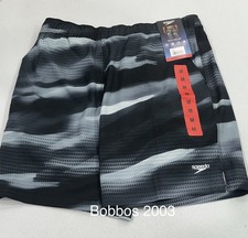 Speedo Men's Hydro Tech Volley Swim Shorts, Dark Grey, Size M