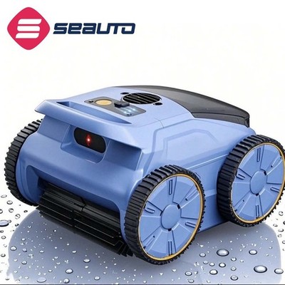 Seauto SAT20 Cordless Robotic Pool Cleaner Pool Vacuum Up to 2000 Sq.ft 150 Mins