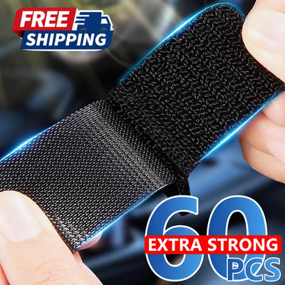Hook Loop Self Adhesive Fastener Tape Heavy Duty Double Sided Sticky Tape