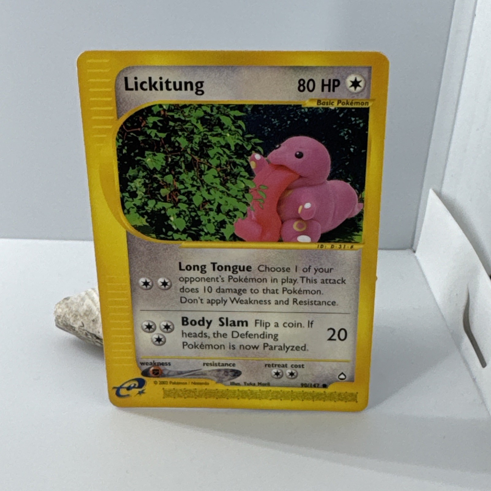 Pokemon Card - Lickitung Aquapolis 90/147 Common