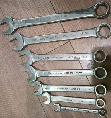Matco tools 7 Pc.  Wrench Set 