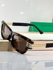 Bottega Veneta Women s Sunglasses Brown Tortoise Gold Luxury Designer Shades