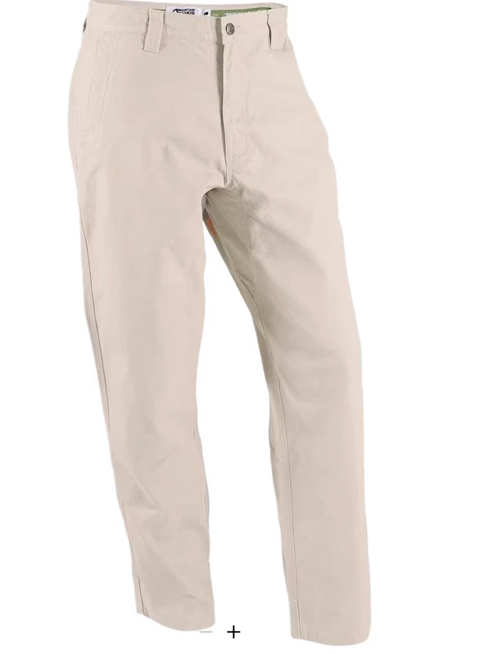 Mountain Khakis Men's Teton Twill Pants, Relaxed Fit Stone, 32Wx32L NWT