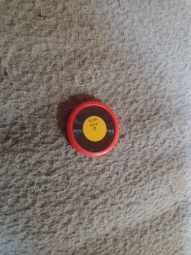 Vintage TMNT Heavy Metal Raph Record Flying Disc Accessory 1991 Raphael