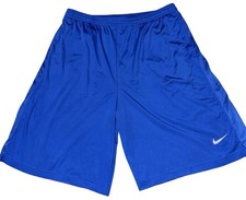 Nike Dri-Fit Shorts Mens Size Large L Athletic Loose Pull On Mesh Blue