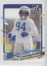 2023 Panini Donruss Rated Rookie Desjuan Johnson #356 14ql