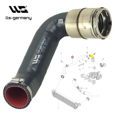 für Renault Master 2.3 dCi Opel Movano 2.3 CDTI Turboschlauch oben GM 95523855