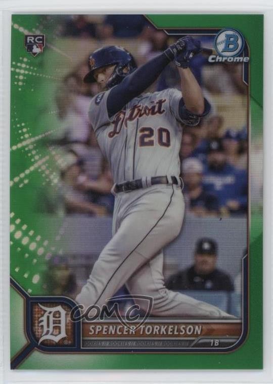 2022 Bowman Chrome Green Refractor 3/99 Spencer Torkelson #53 k4c
