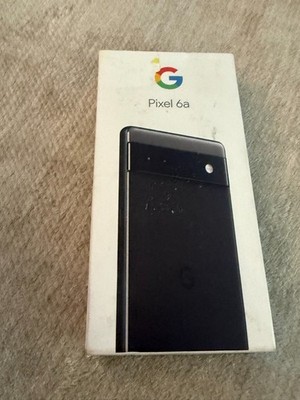 GOOGLE Pixel 6a Charcoal Cell Phone 128gb Verizon Sealed Open Box (Prepaid)