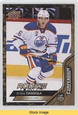 2016-17 Upper Deck Compendium Rookies Gold Drake Caggiula #829 READ 0c3