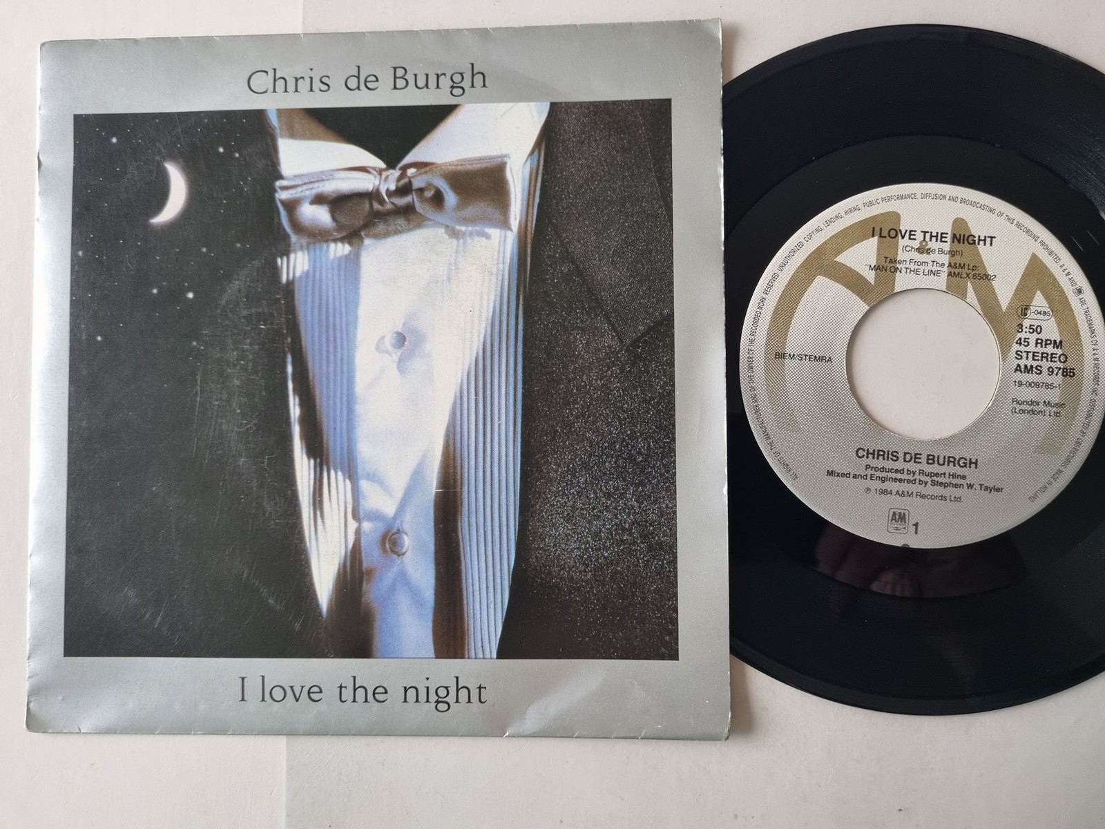 Chris de Burgh - I Love the Night 7'' Vinyl Holland