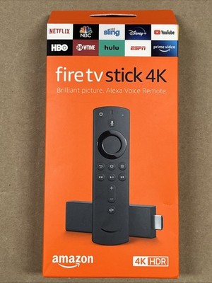 Amazon Fire TV Stick 4K Streaming Device Wi-Fi Alexa Voice Remote with Remote