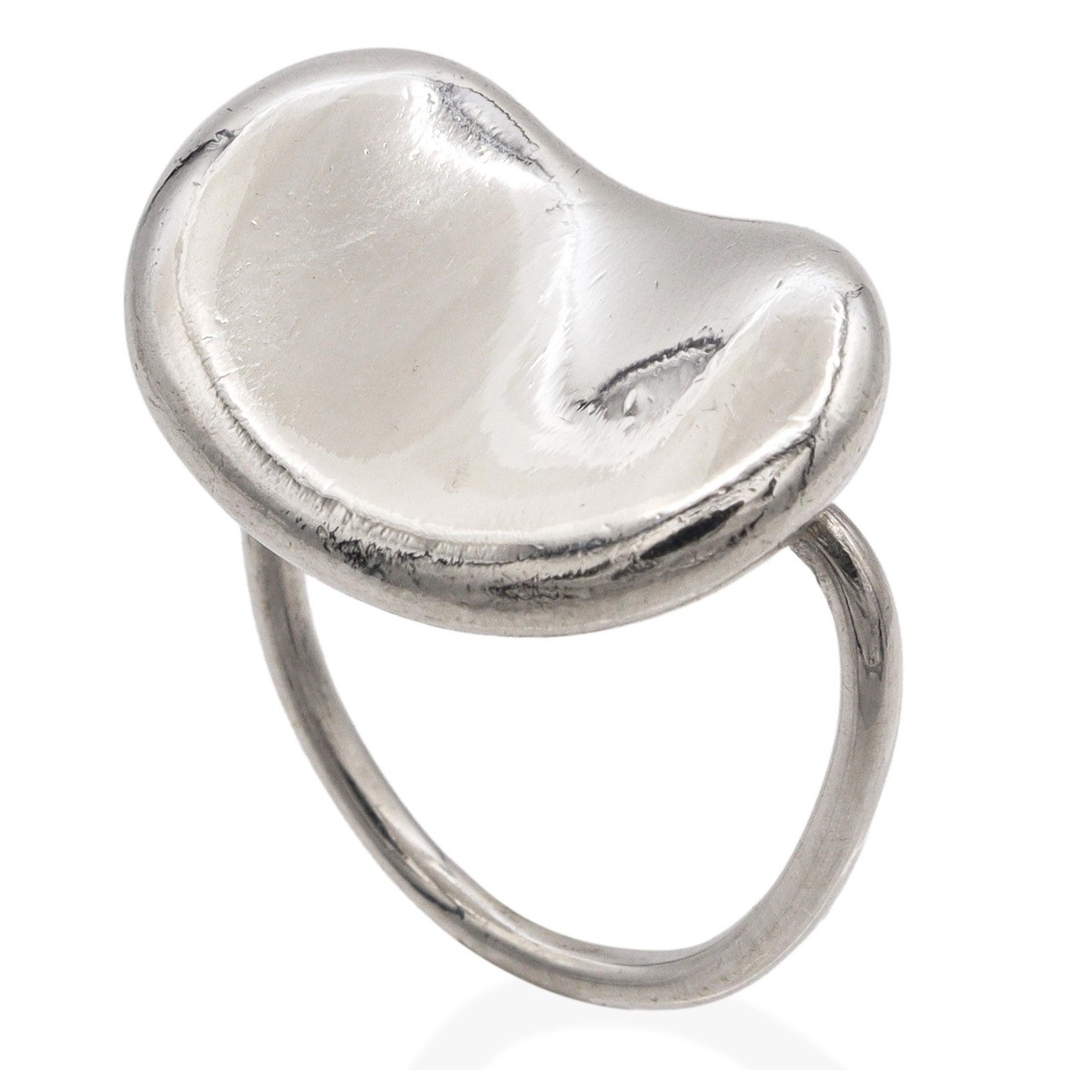 Tiffany & Co. Elsa Peretti Sterling Silver Large Bean Ring | eBay