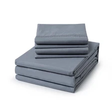 ClevaHome Twin Size Sheet Set - 4 Piece Soft Breathable Luxury Bed Sheet Set ...