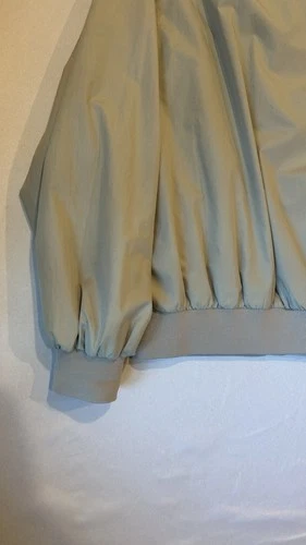 Vintage Members Only Jacket Tan Beige Mens Large Full Zip Epaulettes image 11