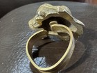 Ring Lion Head Brass S Symbol  Vintage — photo 5