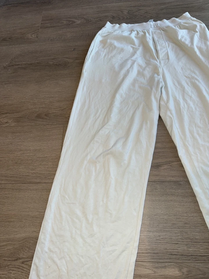 Pantalones Skims Lounge Wear para mujer grandes usados en excelente estado azul claro/verde usados 2x algodón modal Foto 4 de 4